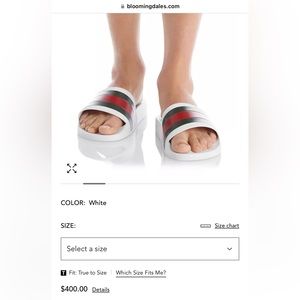 Brand new in the box Gucci Slides size 10G. Asking $350.00